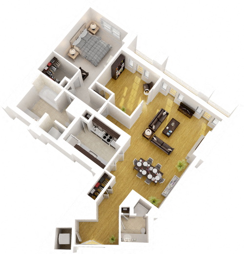 2401 Pennsylvania Avenue NW 1-2 Beds Apartment for Rent - Photo Gallery 13